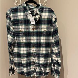 Green Plaid Men’s Shirt